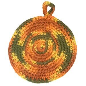 Vintage Crochet Trivet 7"